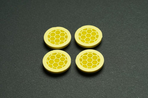 WRC SBX.1 OPTIONAL SHOCK RUBBER MEMBRANE CELL YELLOW (SOFT) 100112S