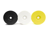 Hotrace 1/8 Truggy Wheels - Carbon/White/Yellow - Pair