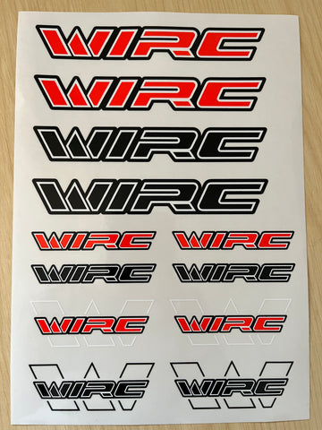 WIRC Sticker Sheet