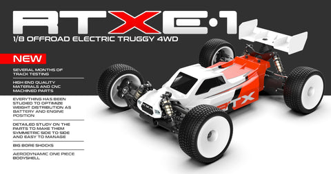 WRC RTXE.1 1/8 Competition Off Road Electric Truggy