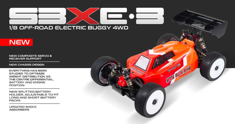 WRC SBXE.3 1/8 Competition Electric Off Road Buggy