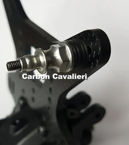 Carbon Cavalieri Shock Standoff Carbon +5mm - Pair