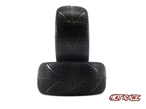 Hot Race - 1/8 Competition Tyres - Pair (Tyre Only) - Vesuvio